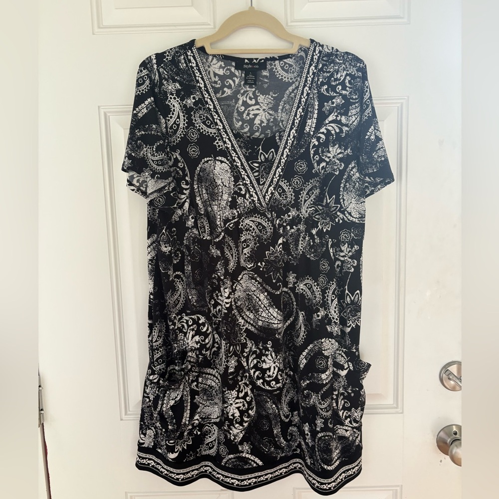 Style & Co. Paisley Tunic top